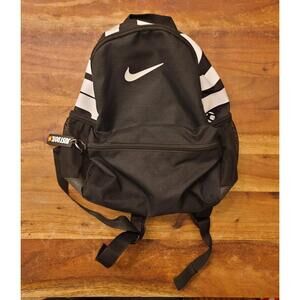 Nike Brasilia JDI Mini Backpack, Black/White Just do It